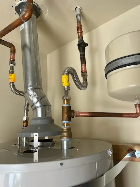 Water heater installation and plumbing repair in Romulus